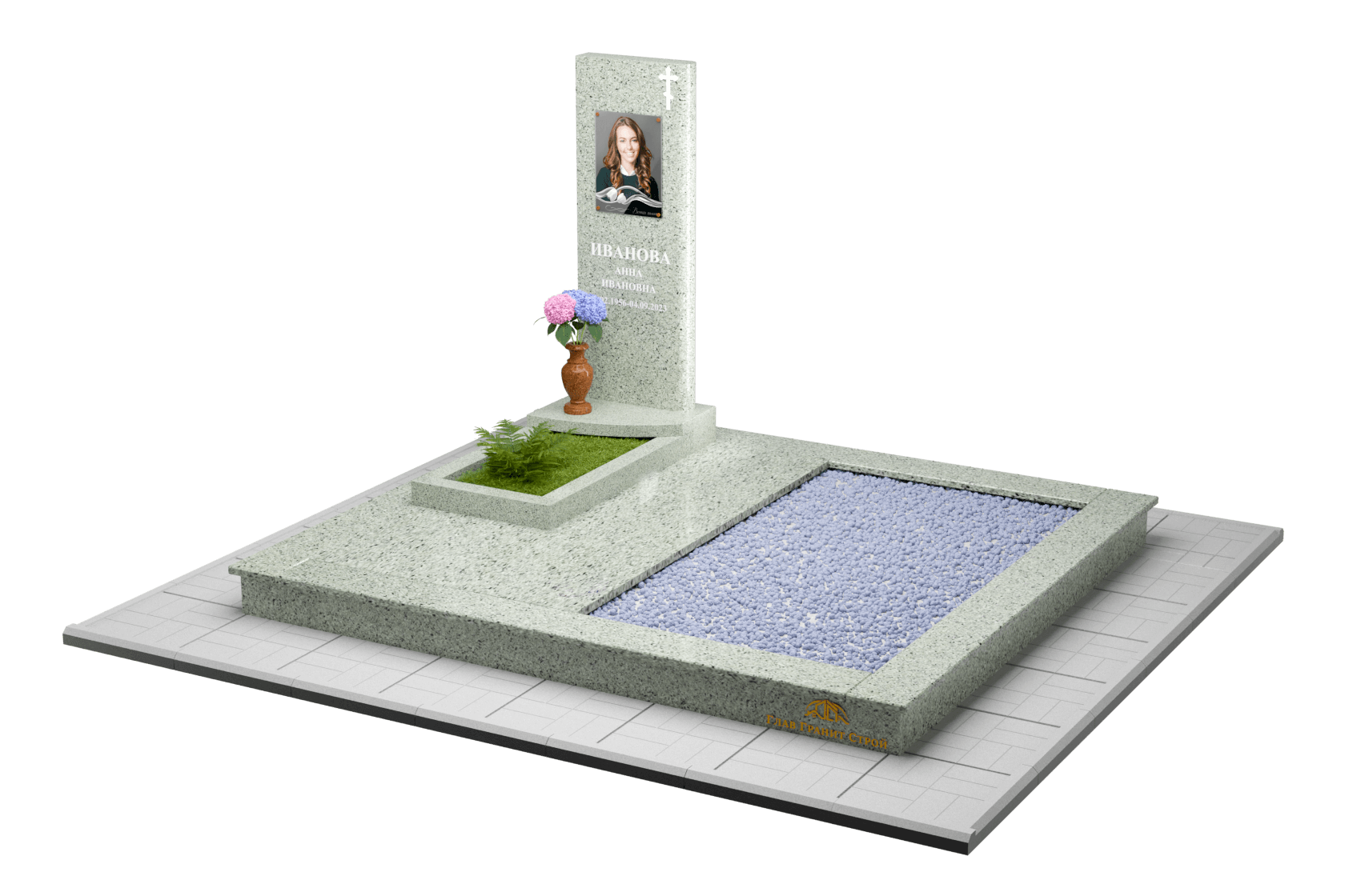 3D макет памятника, проект 05
