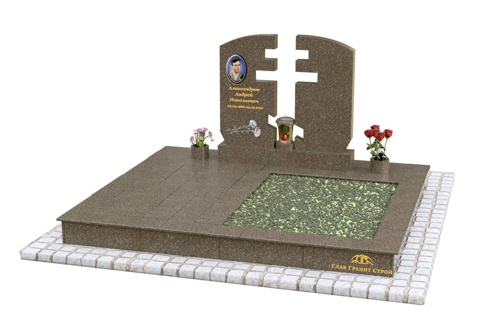 3D макет памятника, проект 10